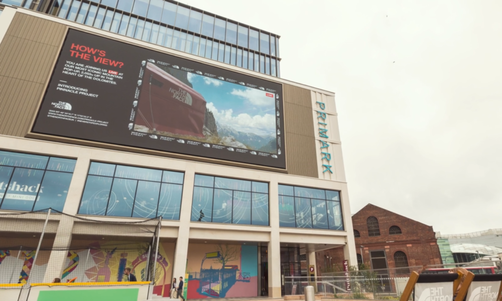 Viewers could watch online or via giant LED screens at various shopping outlets