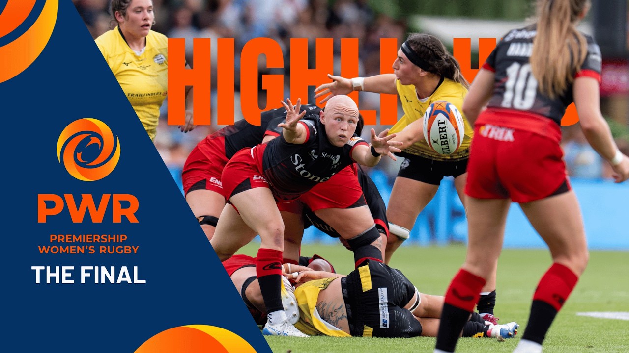 Match action from the PWR Final between Saracens and Ealing Trailfinders