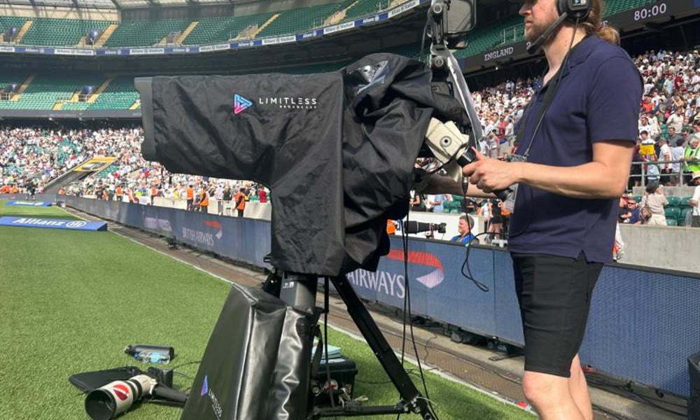 Camera coverage of the County Championship Finals at Twickenham